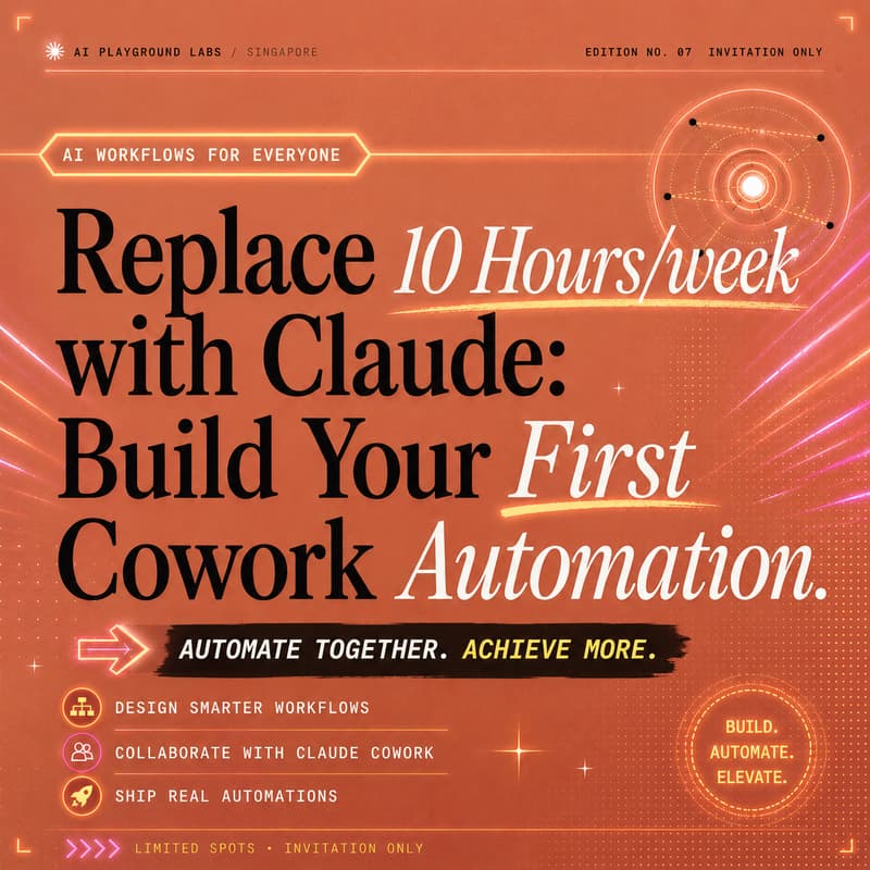 Cover Image for Replace 10 Hours/week with Claude CoWork- Beginner-Friendly (Hands-On)