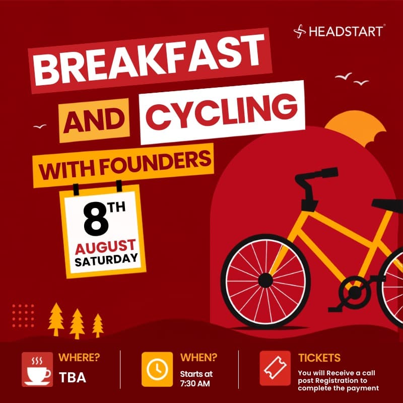 Cover Image for Breakfast and Cycling with Founders
