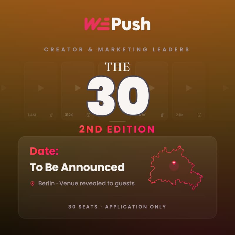 Cover Image for Vol. 2 | "The 30": Creator & Marketing Leaders Berlin.