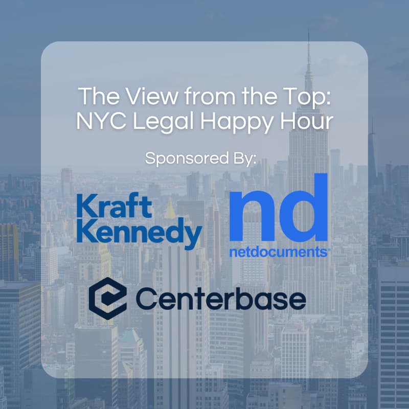 Cover Image for The View from the Top: NYC Legal Happy Hour