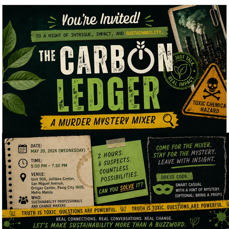 Cover Image for The Carbon Ledger– A Murder Mystery Mixer