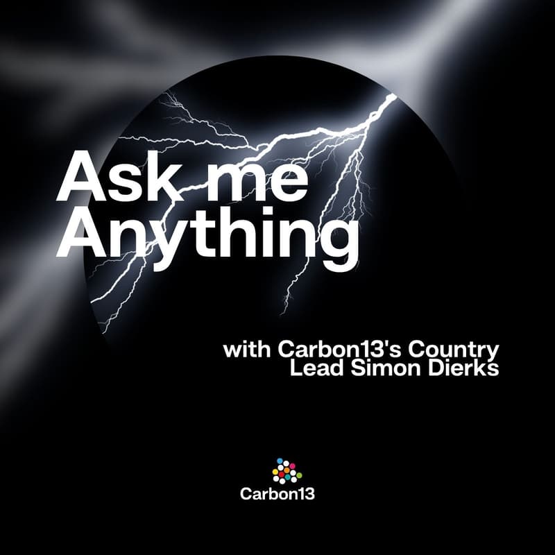 Cover Image for Weekly AMA - learn more about Carbon13's Venture Builder programme