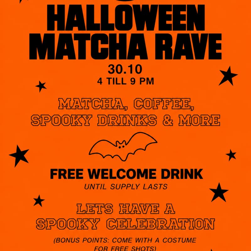 Cover Image for Halloween Matcha Rave