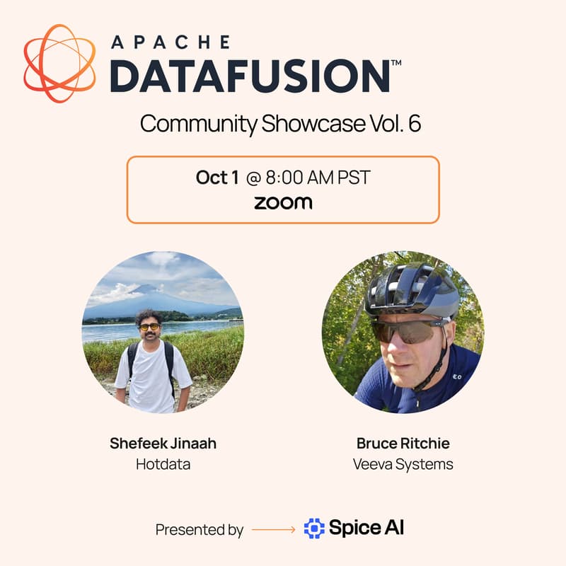 Cover Image for DataFusion Community Showcase Vol. 6