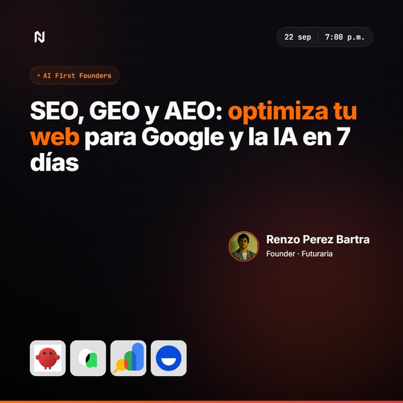 Cover Image for SEO, GEO y AEO: optimiza tu web para Google y la IA en 7 días