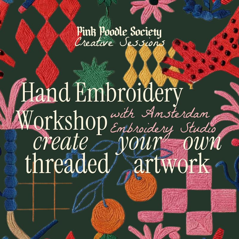 Cover Image for Amsterdam | Hand Embroidery Atelier with Amsterdam Embroidery Studio