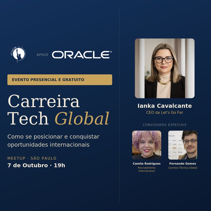 Cover Image for Carreira Tech Global: Como se Posicionar e Conquistar Oportunidades Internacionais