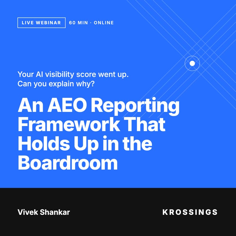 Cover Image for An AEO Reporting Framework That Holds Up in the Boardroom