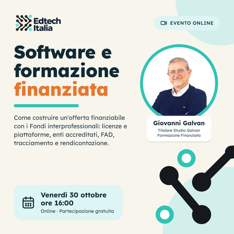 Cover Image for Formazione finanziata e software: come costruire un'offerta finanziabile con i Fondi interprofessionali