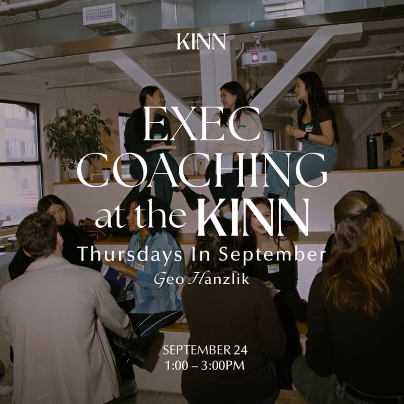 Cover Image for Executive Coaching with Geo Hanzlik for Kinn Members