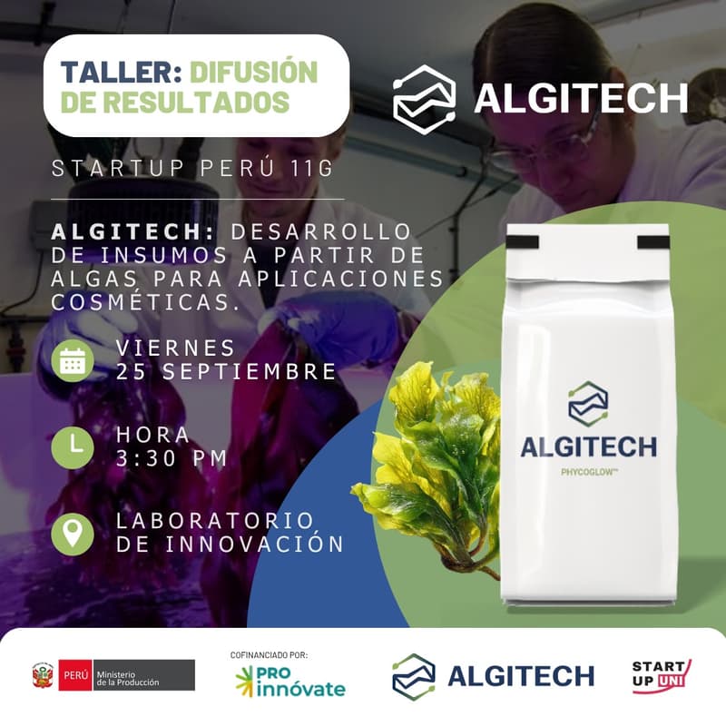 Cover Image for 🚀 TALLER DE DIFUSIÓN DE RESULTADOS SUP 11G "Algitech"🧪