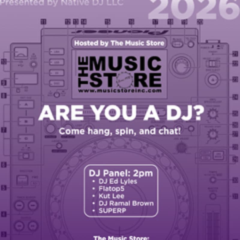 Cover Image for DJ TECH DAY HOSTED BY THE MUSIC STORE