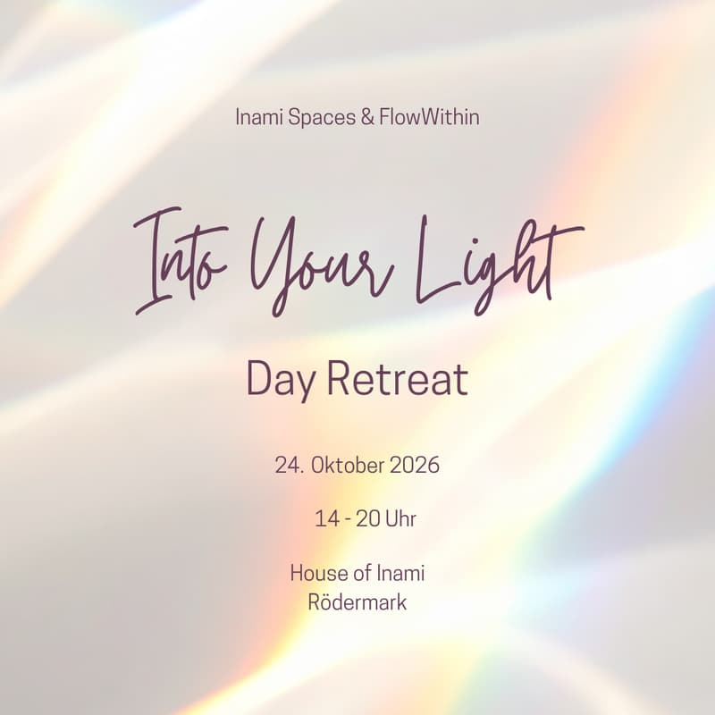 Titelbild für Dayretreat "Into Your Light"