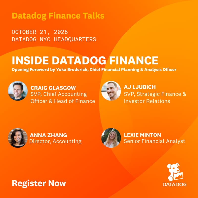Cover Image for Inside Datadog Finance