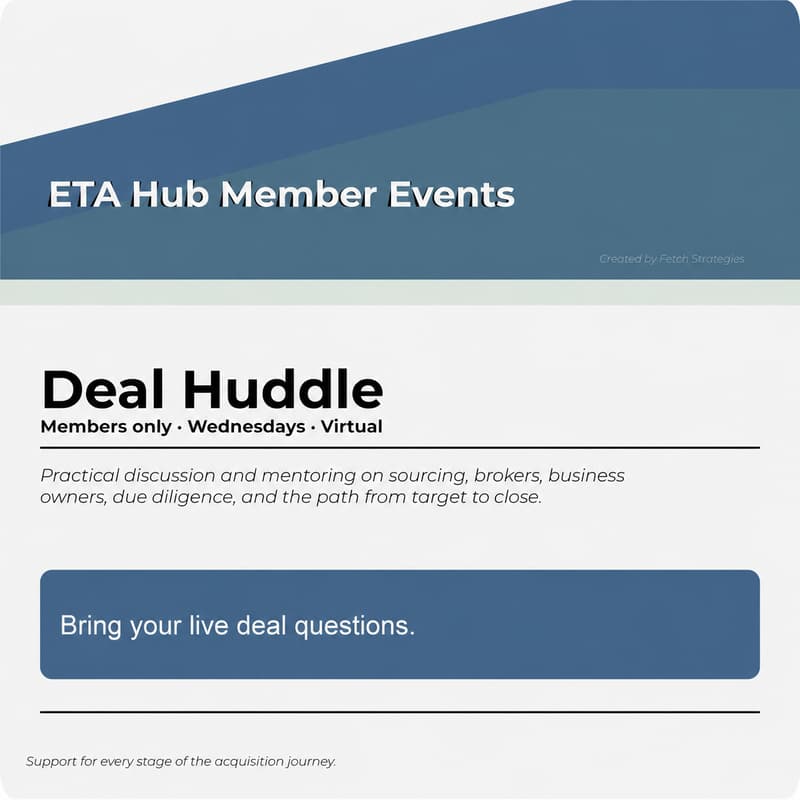 Cover Image for Deal Huddle