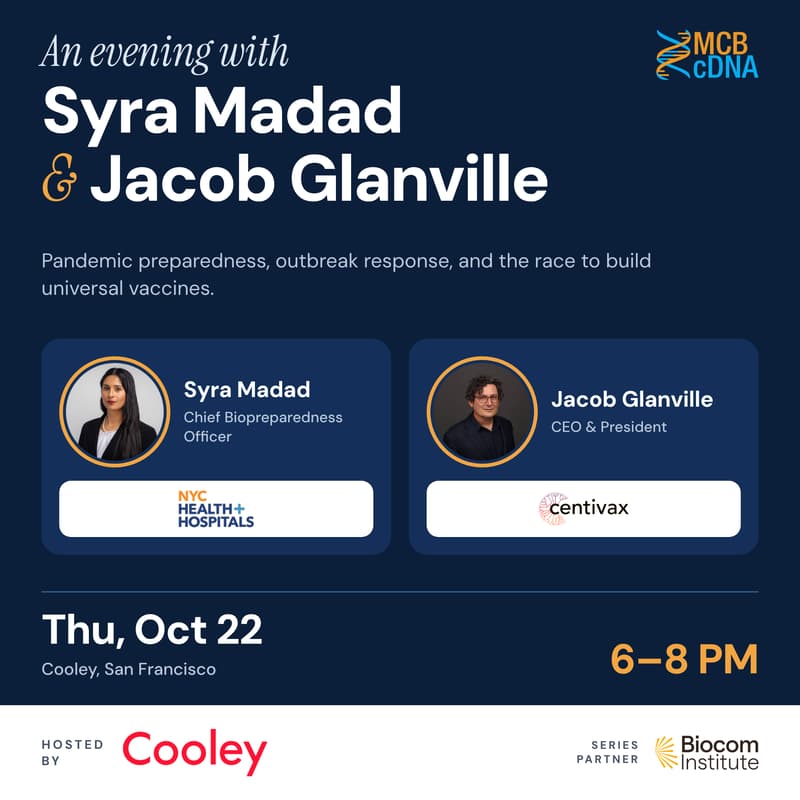 Cover Image for An Evening with Syra Madad and Jacob Glanville