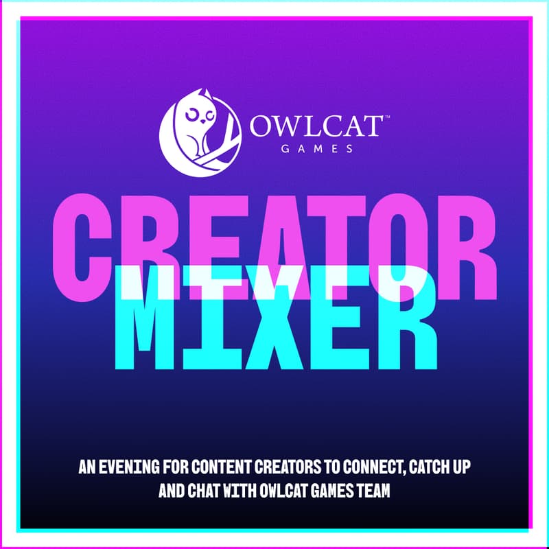 Cover Image for Owlcat Games: TwitchCon San Diego Content Creator Event