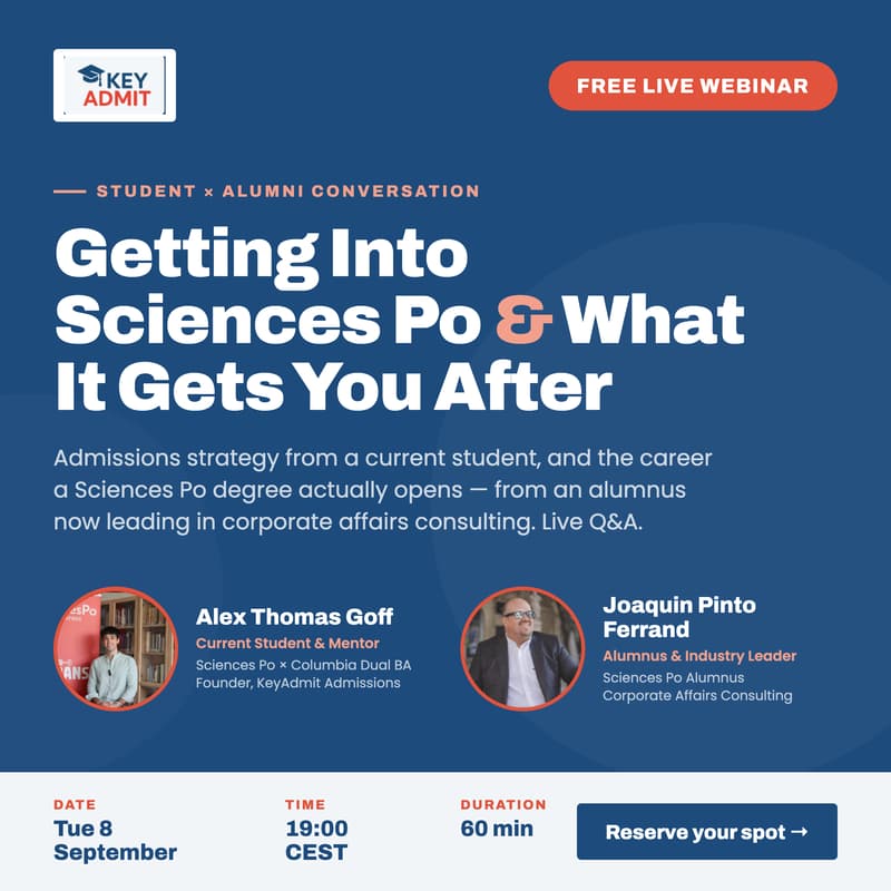 Cover Image for Sciences Po & Global Careers: One-on-one with alumni and students.