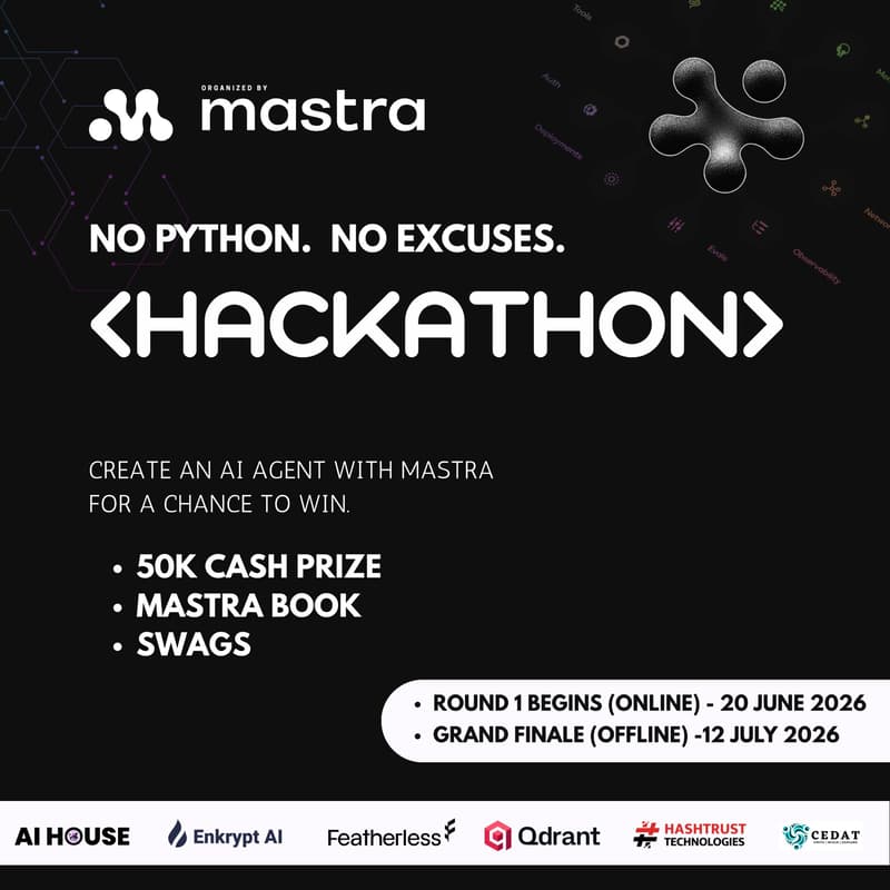 Cover Image for No Python. No Excuses. Build AI Agents with Mastra
