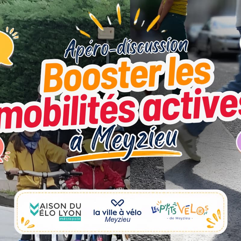 Cover Image for Apéro-discussion : Booster les mobilités actives à Meyzieu