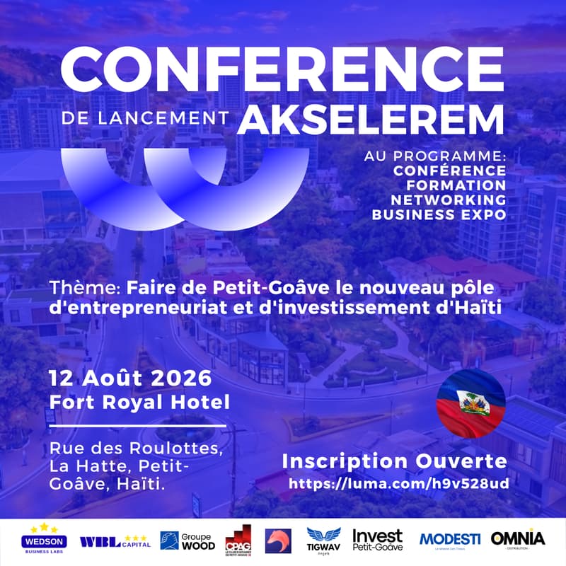 Cover Image for Conférence De Lancement AKSELEREM En Haïti!