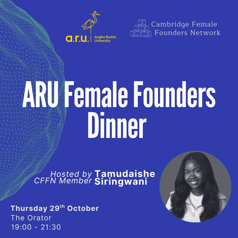 Cover Image for Female Founders ARU Entrepreneur Dinner