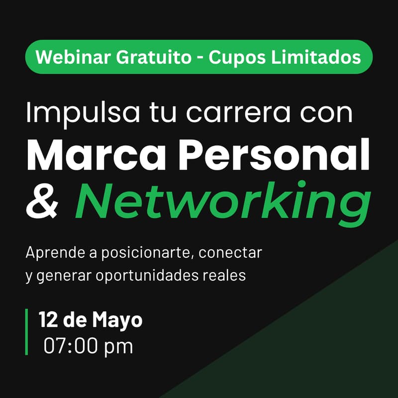 Cover Image for Webinar Gratuito: Marca Personal & Networking