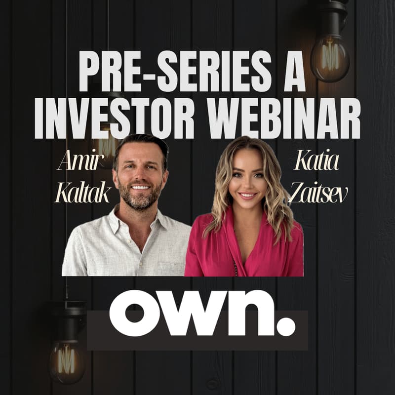 Cover Image for Own. Pre-Series A Investor Webinar · The Social Platform Built on Prediction Markets