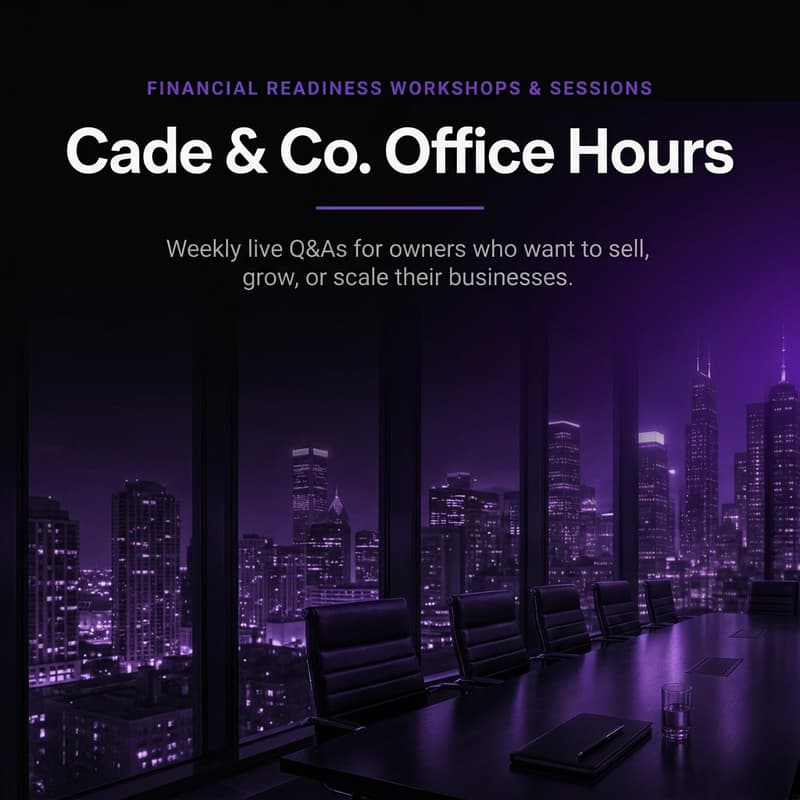 Cade & Co. Office Hours · Luma