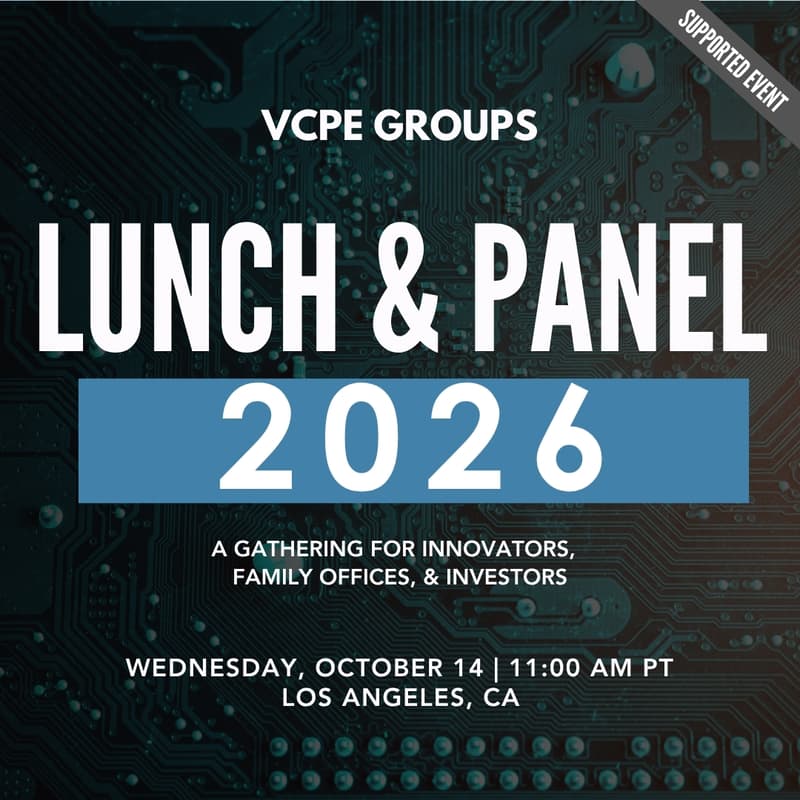 Cover Image for October 14: Family Offices & Investors Lunch & Panel