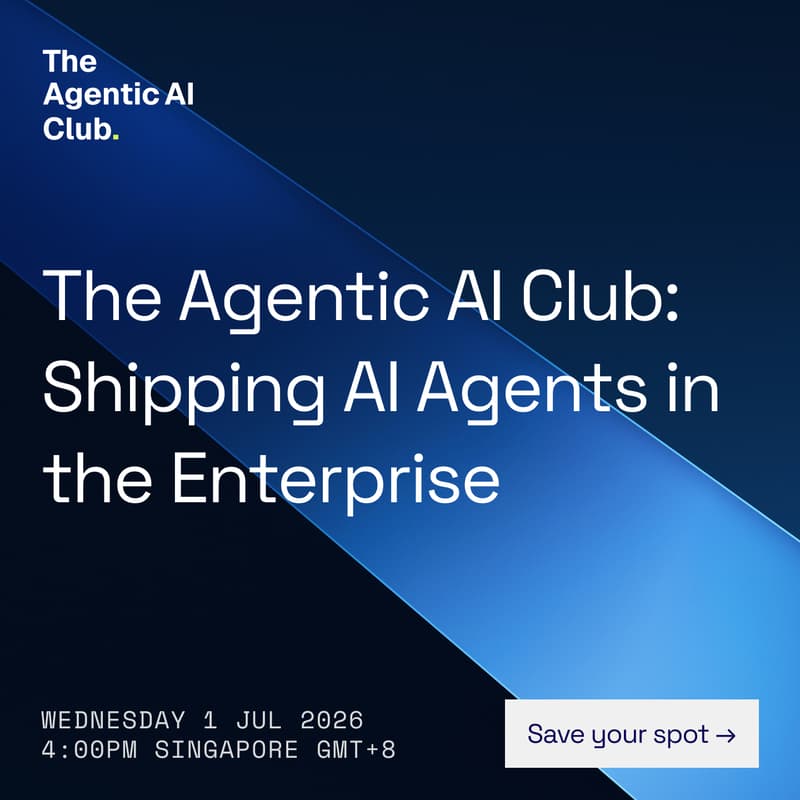 Cover Image for The Agentic AI Club: Shipping AI Agents in the Enterprise ft. Prudential & AWS Speakers