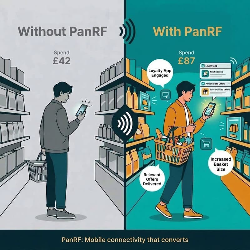Cover Image for Driving loyalty app engagement with seamless in-store mobile connectivity.