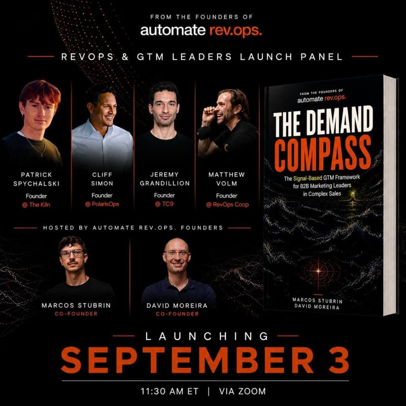 Cover Image for The Demand Compass: Live Launch with RevOps & GTM Leaders