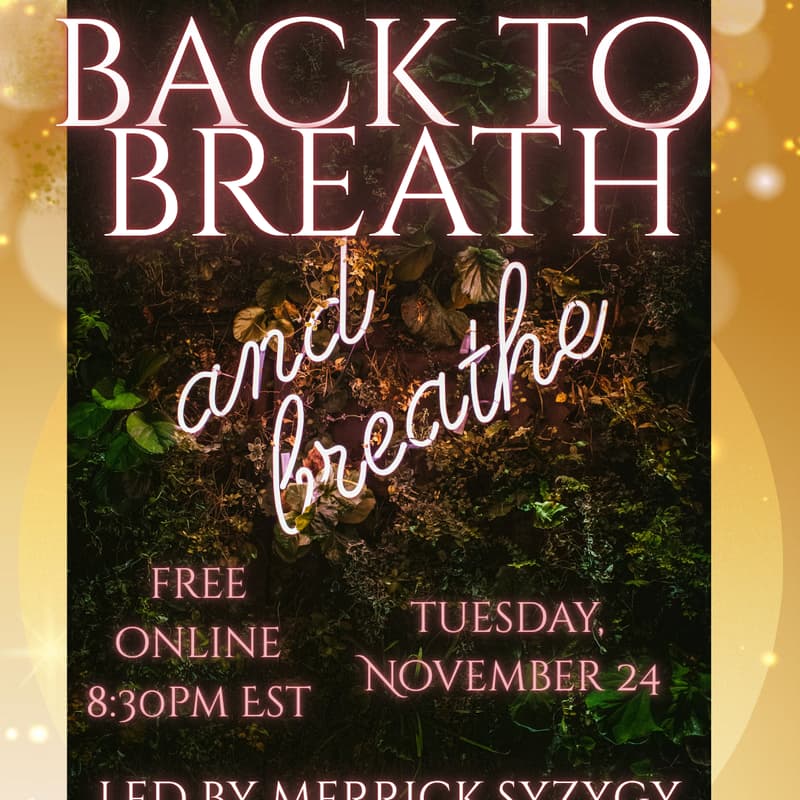 Cover Image for Back to Breath with SYZYGY