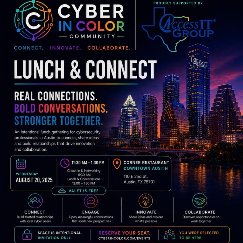 Cover Image for Cyber In Color Austin: Lunch And Connect