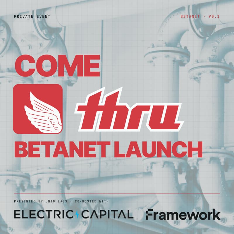 Cover Image for Come Thru: Betanet Launch | TOKEN2049 Singapore