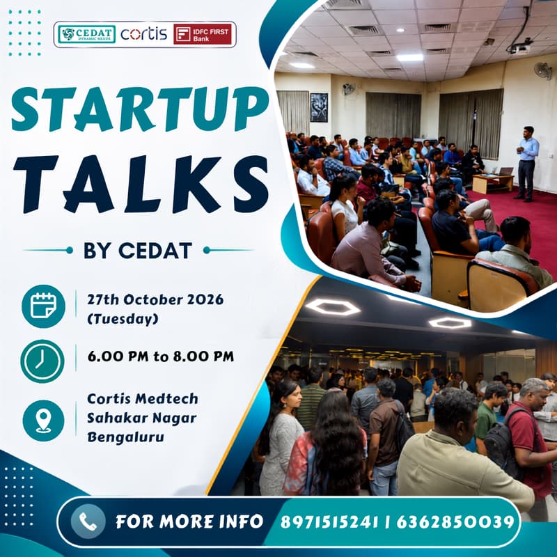 Cover Image for Startup Talks by CEDAT
