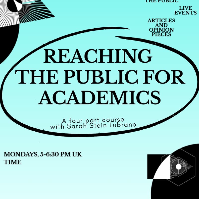Cover Image for Reaching The Public for Academics