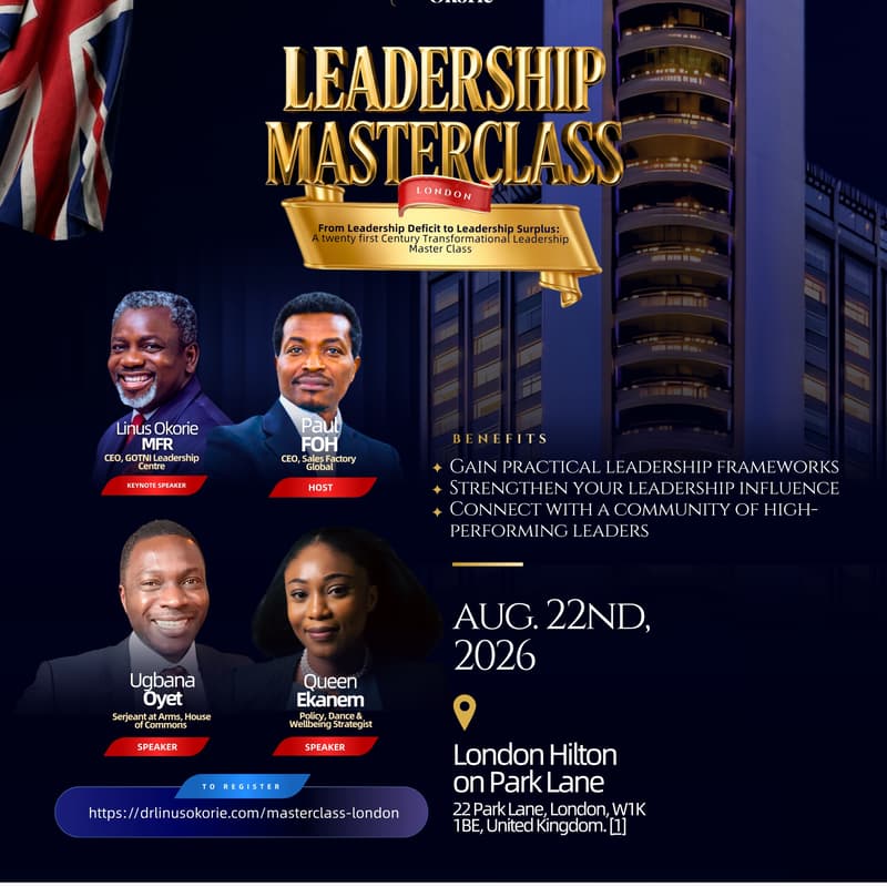 Cover Image for Leadership Masterclass London
