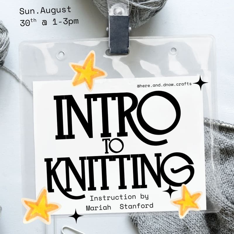 Cover Image for Intro to Knitting