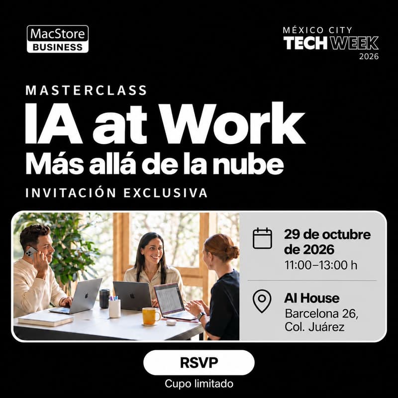Cover Image for MacStore Business: AI at Work | Más allá de la nube