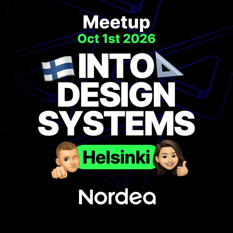 Cover Image for Into Design Systems at Nordea - Helsinki, Finland
