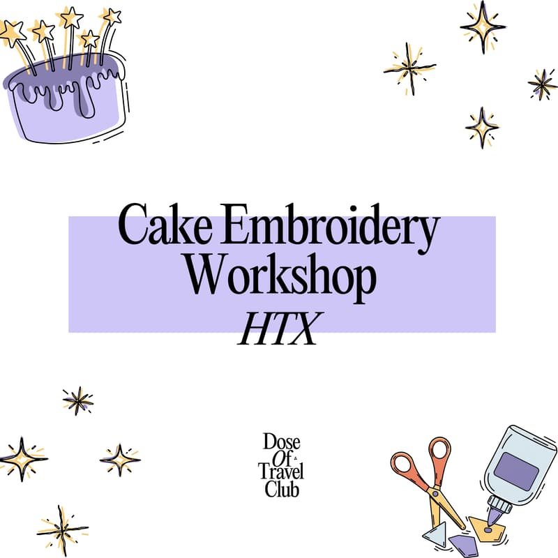 Cover Image for DOTC Cake Embroidery Workshop: HTX