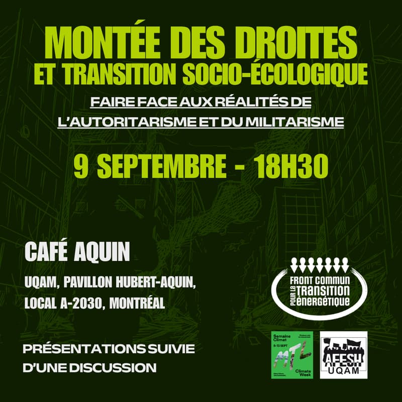 Cover Image for Montée des droites et la transition socio-écologique.