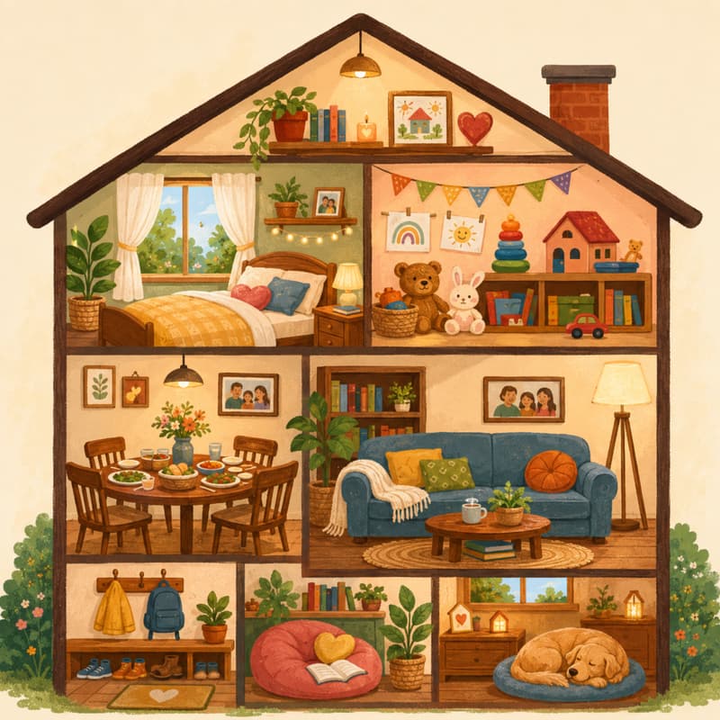 Cover Image for Parent-Child Art & Connection Workshop - Our Home