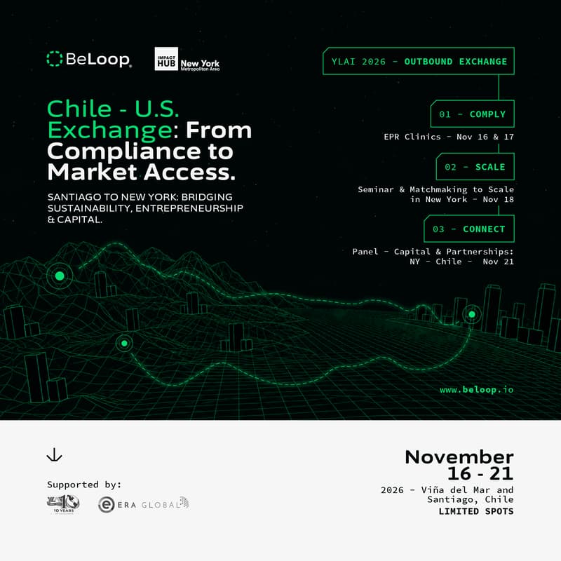 Cover Image for Intercambio Chile–EE.UU.: Del cumplimiento al acceso a mercados. Seminario & Matchmaking para escalar a Nueva York
