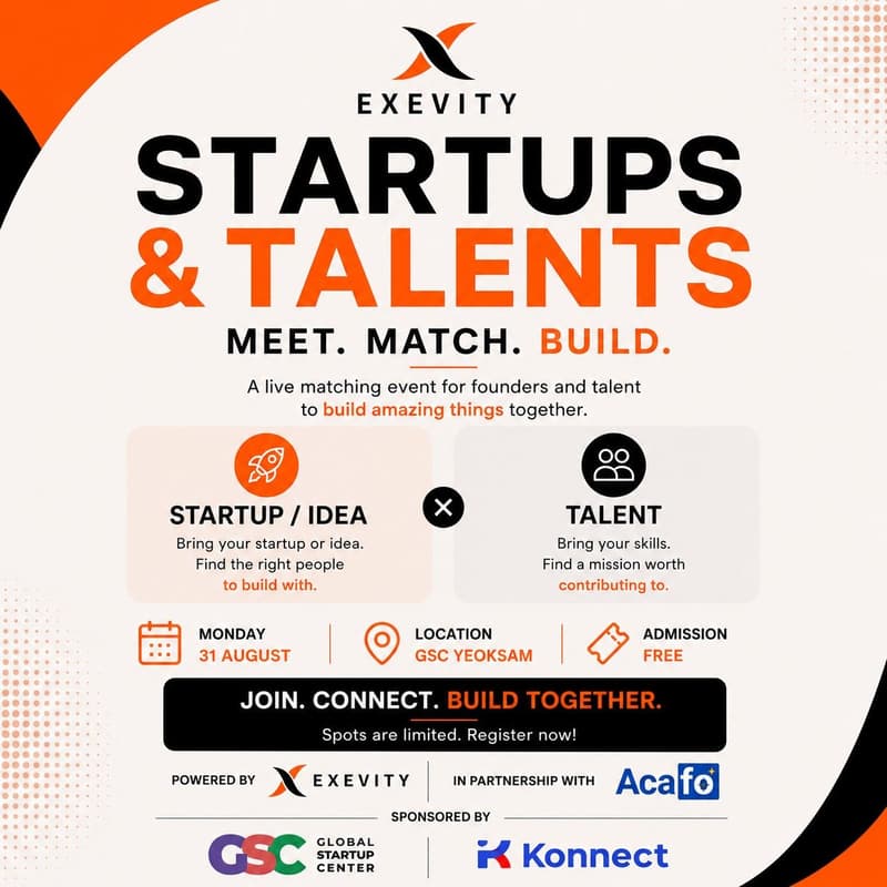 Cover Image for Startup X Talents Matching Day