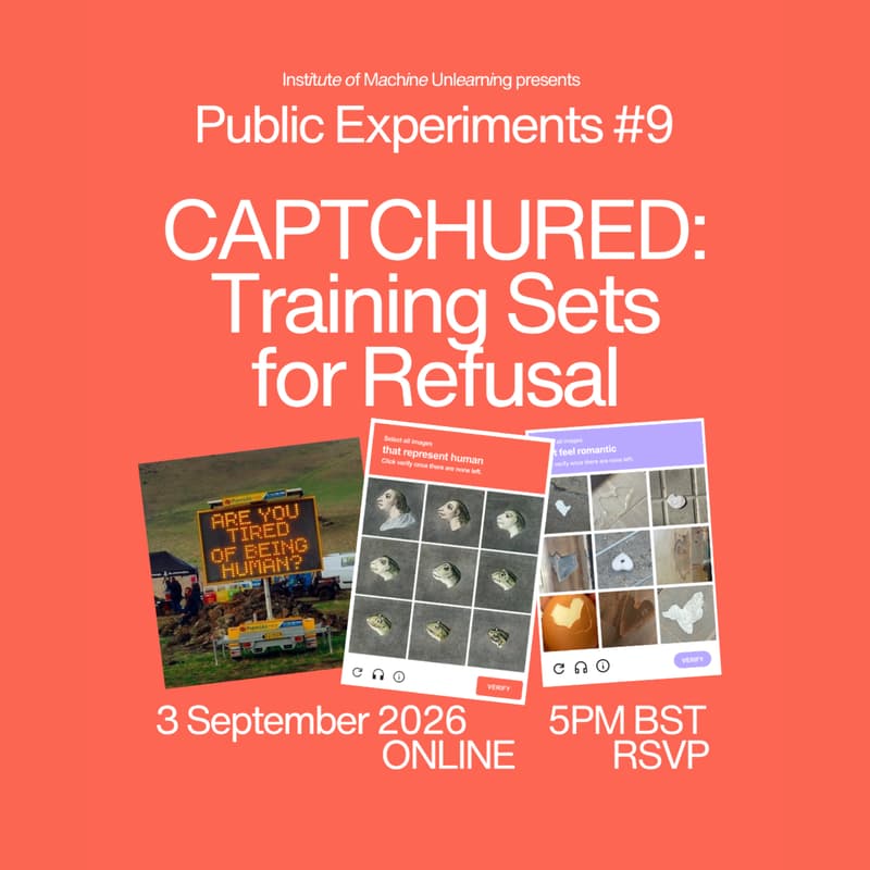 Cover Image for [ONLINE] CAPTCHURED: Training Sets for Refusal