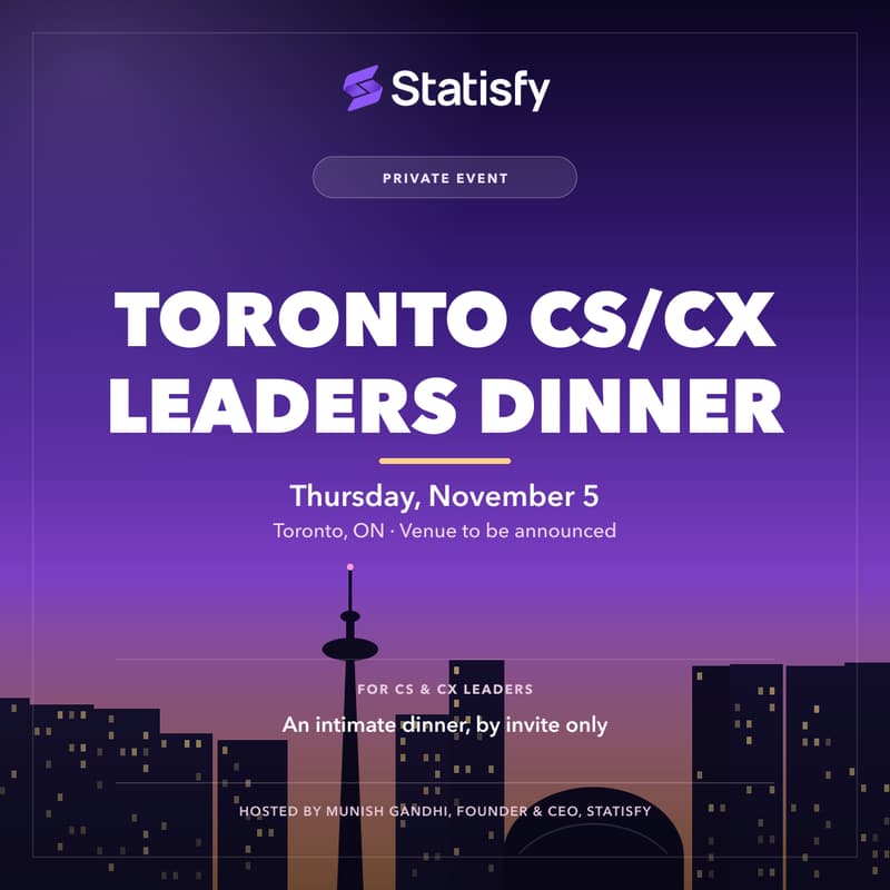 Cover Image for Toronto CS/CX Leaders Dinner