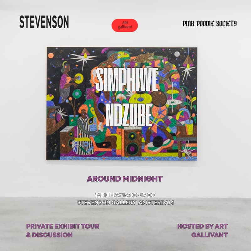 Cover Image for Amsterdam | Private Exhibition Tour, Wine & Discussion | Simphiwe Ndzube